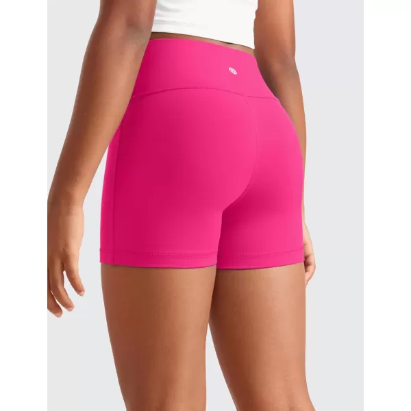 imageCRZ YOGA Girls Butterluxe Athletic Biker Shorts  Kids Teen High Waist Lounge Active Dance Yoga Running Buttery SoftGranita Pink