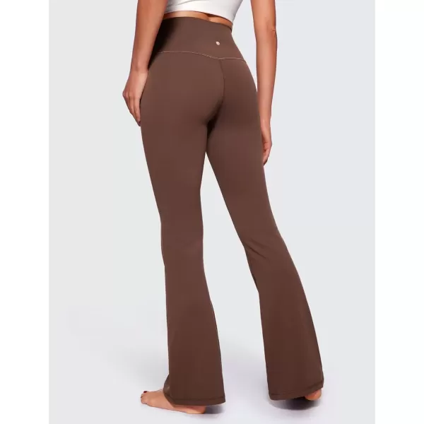 imageCRZ YOGA Butterluxe Crossover Flare Leggings for Women 31quot  High Waist V Cross Bootcut Bell Bottoms Tummy Control Yoga PantsCoffee Brown