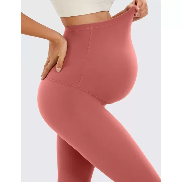 imageCRZ YOGA Womens Butterluxe Maternity Leggings Over The Belly 25quot  Buttery Soft Workout Activewear Yoga Pregnancy PantsBriar Rose