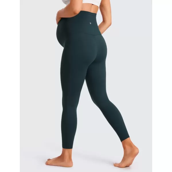 imageCRZ YOGA Womens Butterluxe Maternity Leggings Over The Belly 25quot  Buttery Soft Workout Activewear Yoga Pregnancy PantsForest Dark Green