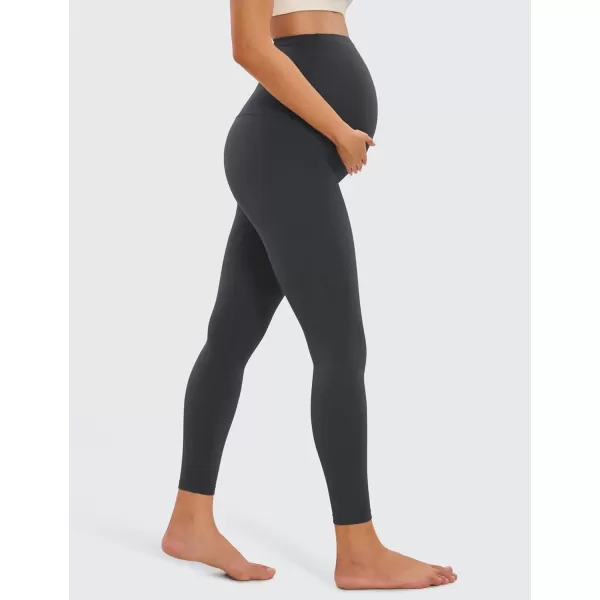 imageCRZ YOGA Womens Butterluxe Maternity Leggings Over The Belly 25quot  Buttery Soft Workout Activewear Yoga Pregnancy PantsMysterious Grey