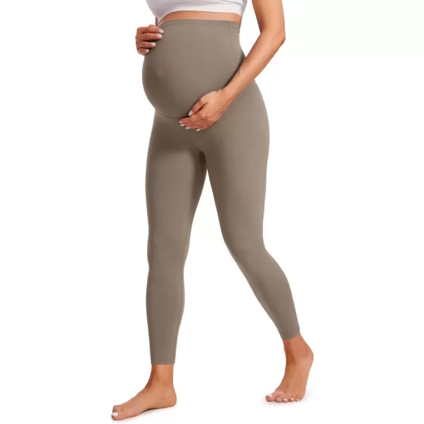 imageCRZ YOGA Womens Butterluxe Maternity Leggings Over The Belly 25quot  Buttery Soft Workout Activewear Yoga Pregnancy PantsNomad Grey