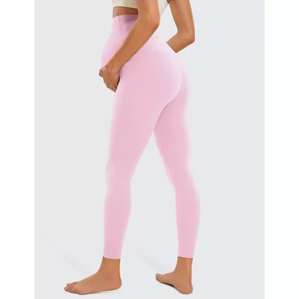 imageCRZ YOGA Womens Butterluxe Maternity Leggings Over The Belly 25quot  Buttery Soft Workout Activewear Yoga Pregnancy PantsPink Peony