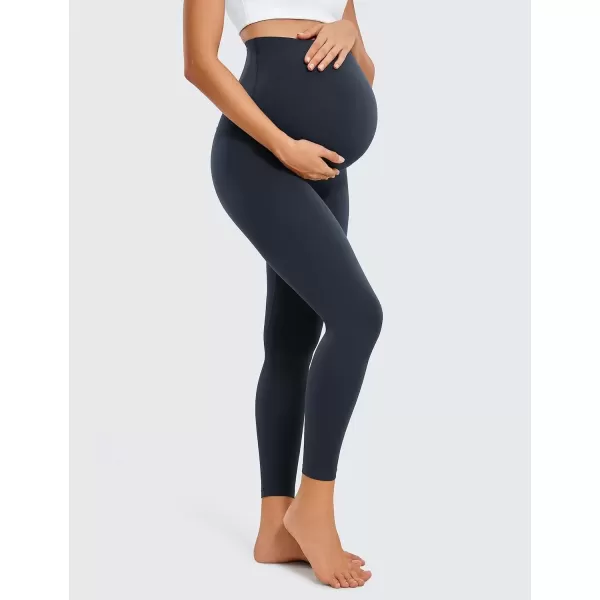 imageCRZ YOGA Womens Butterluxe Maternity Leggings Over The Belly 25quot  Buttery Soft Workout Activewear Yoga Pregnancy PantsTrue Navy