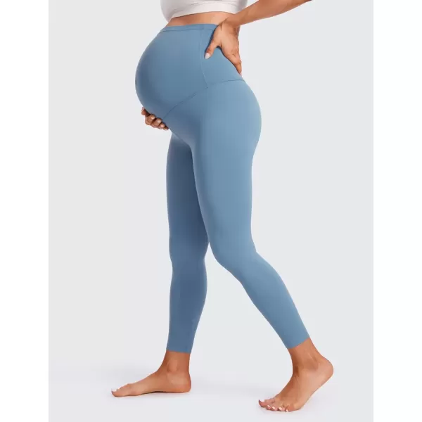 imageCRZ YOGA Womens Butterluxe Maternity Leggings Over The Belly 25quot  Buttery Soft Workout Activewear Yoga Pregnancy PantsUniverse Blue