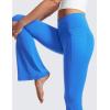 imageCRZ YOGA Womens Butterluxe Crossover Flare Leggings 31quot  High Waist Yoga Pants with Pockets V Cross Bootcut Casual LoungeSparkle Blue