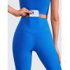 imageCRZ YOGA Womens Ribbed High Waist Flare Leggings 31quot  Bootcut Wide Leg Yoga Pants with Pocket Soft Casual Lounge ComfySparkle Blue