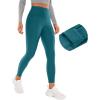 imageCRZ YOGA Womens Fleece Lined Soft Leggings 265quot  Lounge Yoga Winter Warm Water Resistant High Waist Casual Thermal PantsGreen Jade