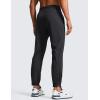 imageCRZ YOGA Athletic Joggers for Men  29quot31quot Lightweight Running Training Pants with Zip Pockets and Ankle ZippersInk Gray