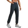 imageCRZ YOGA Athletic Joggers for Men  29quot31quot Lightweight Running Training Pants with Zip Pockets and Ankle ZippersTrue Navy