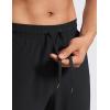 imageCRZ YOGA Athletic Joggers for Men 29quot31quot Lightweight Water Resistant Outdoor Workout Pants with Zip PocketsBlack