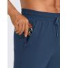 imageCRZ YOGA Athletic Joggers for Men 29quot31quot Lightweight Water Resistant Outdoor Workout Pants with Zip PocketsElectric Blue