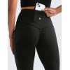 imageCRZ YOGA Butterluxe High Waist Mini Flared Leggings for Women 30quot  315quot  Bootcut Yoga Pants with Pocket Casual LoungeBlack