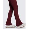 imageCRZ YOGA Butterluxe High Waist Mini Flared Leggings for Women 30quot  315quot  Bootcut Yoga Pants with Pocket Casual LoungeRed Merlot