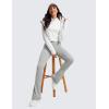 imageCRZ YOGA Butterluxe High Waist Mini Flared Leggings for Women 30quot  315quot  Bootcut Yoga Pants with Pocket Casual LoungeSterling