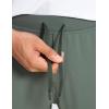 imageCRZ YOGA Mens 4Way Stretch Comfy Athletic Pants  28quot Track Hiking Golf Gym Workout Joggers Work PantsGrey Sage