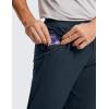 imageCRZ YOGA Mens 4Way Stretch Comfy Athletic Pants  28quot Track Hiking Golf Gym Workout Joggers Work PantsTrue Navy