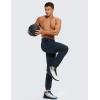 imageCRZ YOGA Mens 4Way Stretch Comfy Athletic Pants  28quot Track Hiking Golf Gym Workout Joggers Work PantsTrue Navy