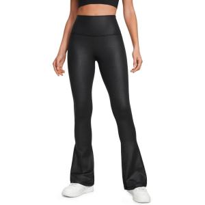 imageCRZ YOGA Butterluxe High Waist Mini Flared Leggings for Women 30quot  315quot  Bootcut Yoga Pants with Pocket Casual LoungeFaux Leather Black