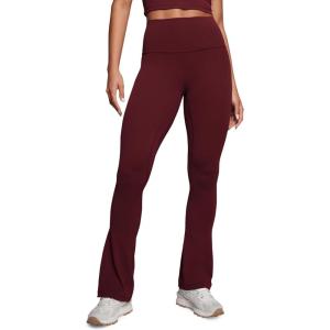 imageCRZ YOGA Butterluxe High Waist Mini Flared Leggings for Women 30quot  315quot  Bootcut Yoga Pants with Pocket Casual LoungeRed Merlot