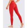 imageCRZ YOGA Air Feeling High Waisted Leggings for Women 28  Warm Thick Workout Leggings Buttery Soft Yoga Pants LoungeDeep Red