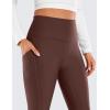 imageCRZ YOGA Womens Fleece Lined Leggings with Pockets 265quot  Winter Thermal Warm Soft Water Resistant Casual Lounge PantsTaupe