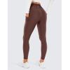 imageCRZ YOGA Womens Fleece Lined Leggings with Pockets 265quot  Winter Thermal Warm Soft Water Resistant Casual Lounge PantsTaupe