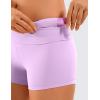 imageCRZ YOGA Womens Naked Feeling Biker Shorts  3 Inches High Waisted Yoga Workout Running Spandex ShortsLilac