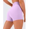 imageCRZ YOGA Womens Naked Feeling Biker Shorts  3 Inches High Waisted Yoga Workout Running Spandex ShortsLilac