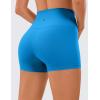 imageCRZ YOGA Womens Naked Feeling Biker Shorts  3 Inches High Waisted Yoga Workout Running Spandex ShortsMadagascar Blue