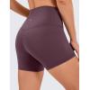 imageCRZ YOGA Womens Naked Feeling Biker Shorts  4 Inches High Waist Yoga Workout Running Gym Spandex ShortsArctic Plum