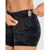 imageCRZ YOGA Womens Naked Feeling Biker Shorts  4 Inches High Waist Yoga Workout Running Gym Spandex ShortsDark Grey Camouflage