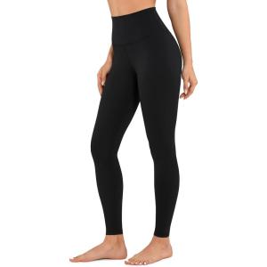 imageCRZ YOGA Air Feeling High Waisted Leggings for Women 28  Warm Thick Workout Leggings Buttery Soft Yoga Pants LoungeBlack