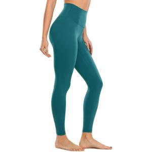 imageCRZ YOGA Air Feeling High Waisted Leggings for Women 28  Warm Thick Workout Leggings Buttery Soft Yoga Pants LoungeGreen Jade