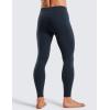 imageCRZ YOGA Butterluxe Mens Leggings with Pockets 27quot Buttery Soft Yoga Pants Workout Running TightsTrue Navy