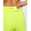 imageCRZ YOGA High Waisted Running Shorts for Women  4 Liner Gym Athletic Workout Shorts with Zipper Pocket BreathableNeon Yellow