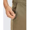 imageCRZ YOGA Mens All Day Comfy Golf Pants  30quot32quot34quot Quick Dry Lightweight Work Casual Trousers with PocketsArtifact Brown