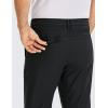 imageCRZ YOGA Mens All Day Comfy Golf Pants  30quot32quot34quot Quick Dry Lightweight Work Casual Trousers with PocketsBlack