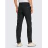 imageCRZ YOGA Mens All Day Comfy Golf Pants  30quot32quot34quot Quick Dry Lightweight Work Casual Trousers with PocketsBlack