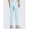 imageCRZ YOGA Mens All Day Comfy Golf Pants  30quot32quot34quot Quick Dry Lightweight Work Casual Trousers with PocketsChambray Blue