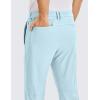 imageCRZ YOGA Mens All Day Comfy Golf Pants  30quot32quot34quot Quick Dry Lightweight Work Casual Trousers with PocketsChambray Blue