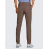 imageCRZ YOGA Mens All Day Comfy Golf Pants  30quot32quot34quot Quick Dry Lightweight Work Casual Trousers with PocketsDark Mocha