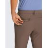 imageCRZ YOGA Mens All Day Comfy Golf Pants  30quot32quot34quot Quick Dry Lightweight Work Casual Trousers with PocketsDark Mocha