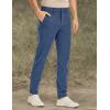 imageCRZ YOGA Mens All Day Comfy Golf Pants  30quot32quot34quot Quick Dry Lightweight Work Casual Trousers with PocketsElectric Blue