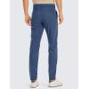 imageCRZ YOGA Mens All Day Comfy Golf Pants  30quot32quot34quot Quick Dry Lightweight Work Casual Trousers with PocketsElectric Blue