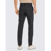 imageCRZ YOGA Mens All Day Comfy Golf Pants  30quot32quot34quot Quick Dry Lightweight Work Casual Trousers with PocketsInk Gray