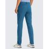 imageCRZ YOGA Mens All Day Comfy Golf Pants  30quot32quot34quot Quick Dry Lightweight Work Casual Trousers with PocketsIron Blue