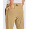 imageCRZ YOGA Mens All Day Comfy Golf Pants  30quot32quot34quot Quick Dry Lightweight Work Casual Trousers with PocketsKhaki Sand