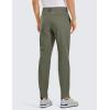 imageCRZ YOGA Mens All Day Comfy Golf Pants  30quot32quot34quot Quick Dry Lightweight Work Casual Trousers with PocketsLight Army Green