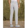 imageCRZ YOGA Mens All Day Comfy Golf Pants  30quot32quot34quot Quick Dry Lightweight Work Casual Trousers with PocketsPlatinum Grey